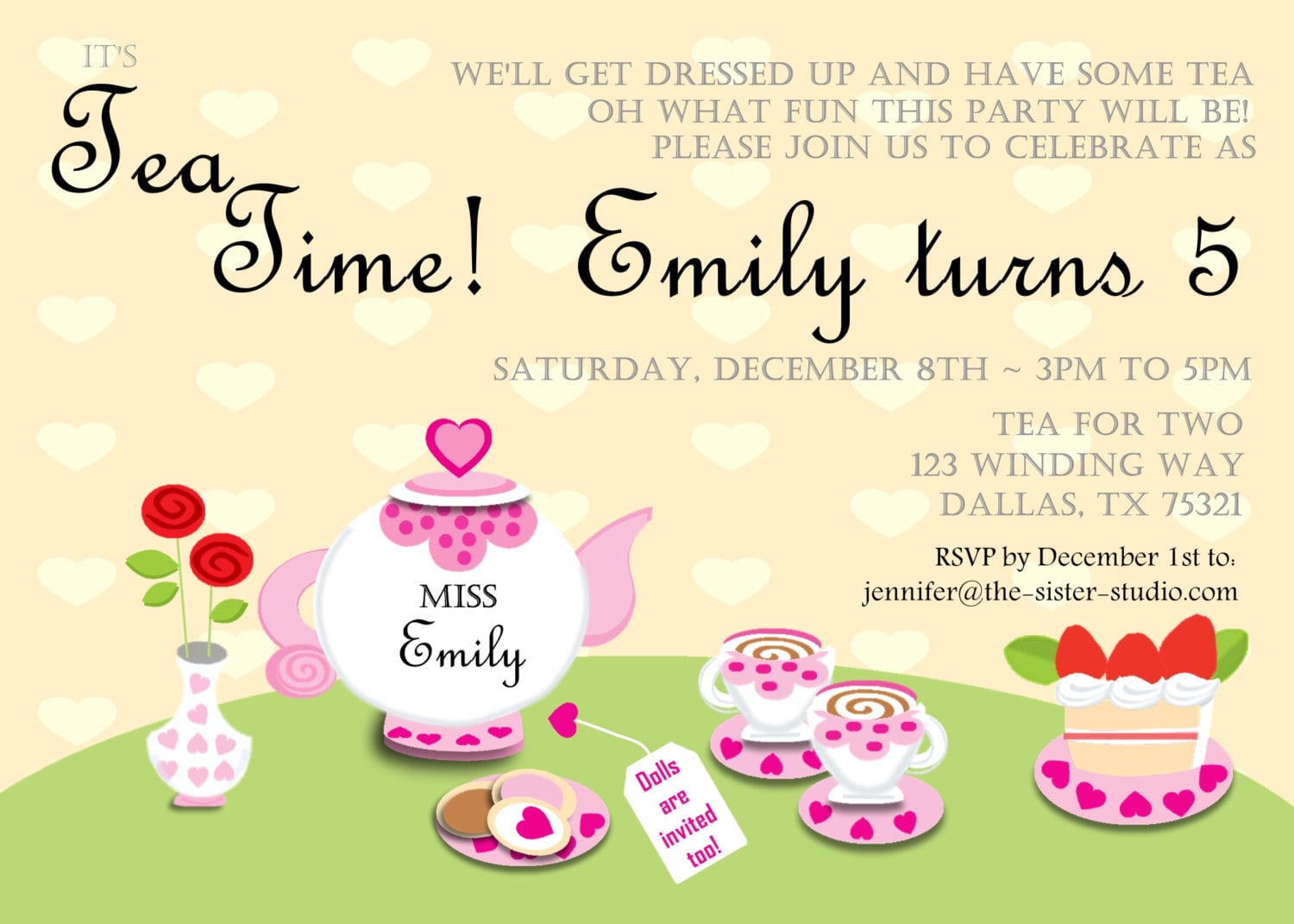 Tea Party Invitation Wording â Rebullida Com